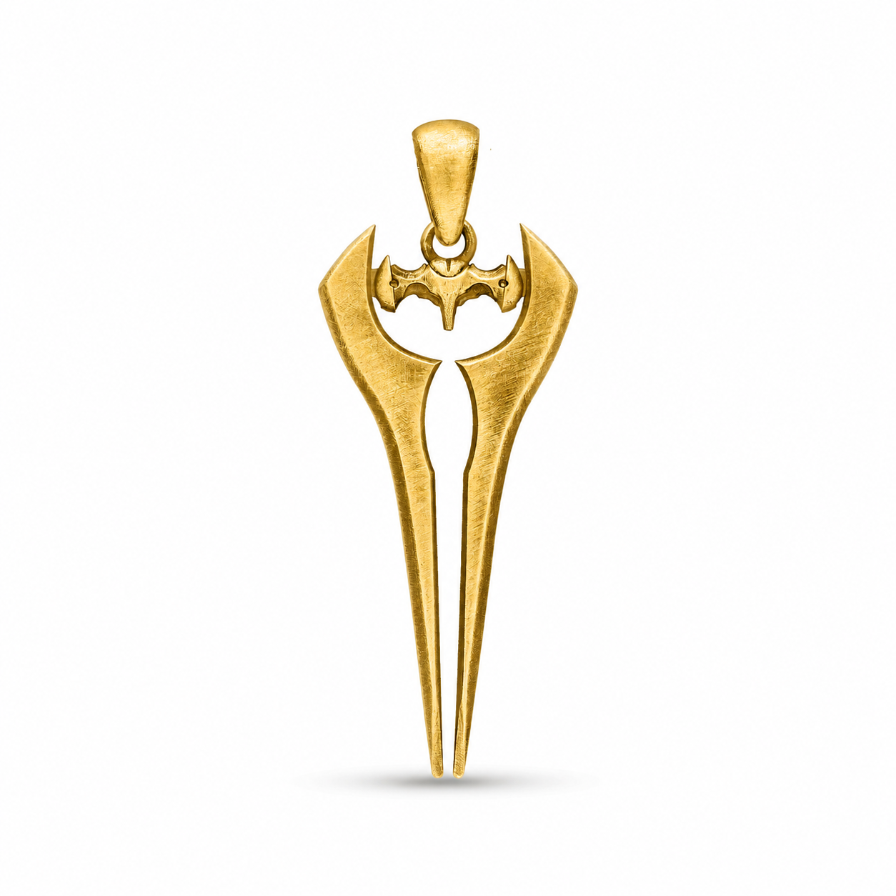 Halo - Energy Sword Pendant – Solid 9ct Yellow Gold