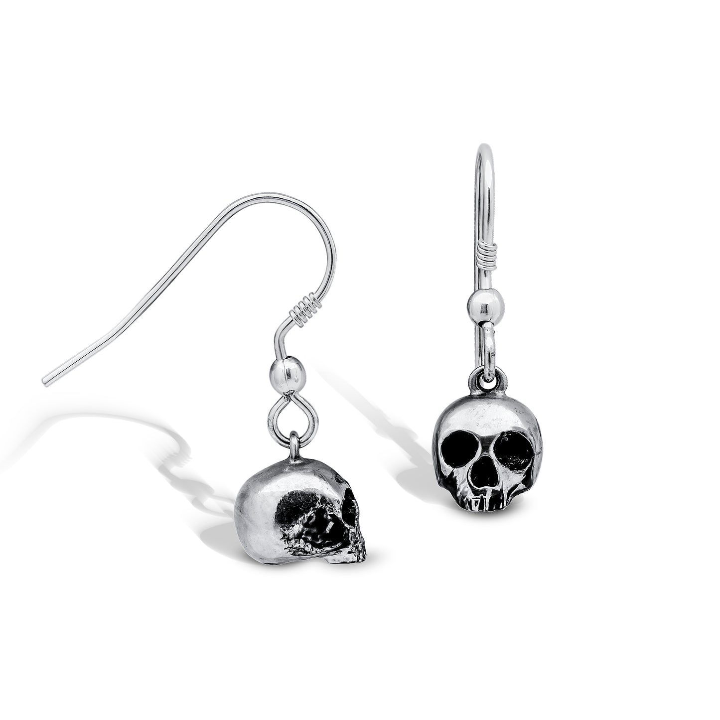 Skull Solitaire Earring