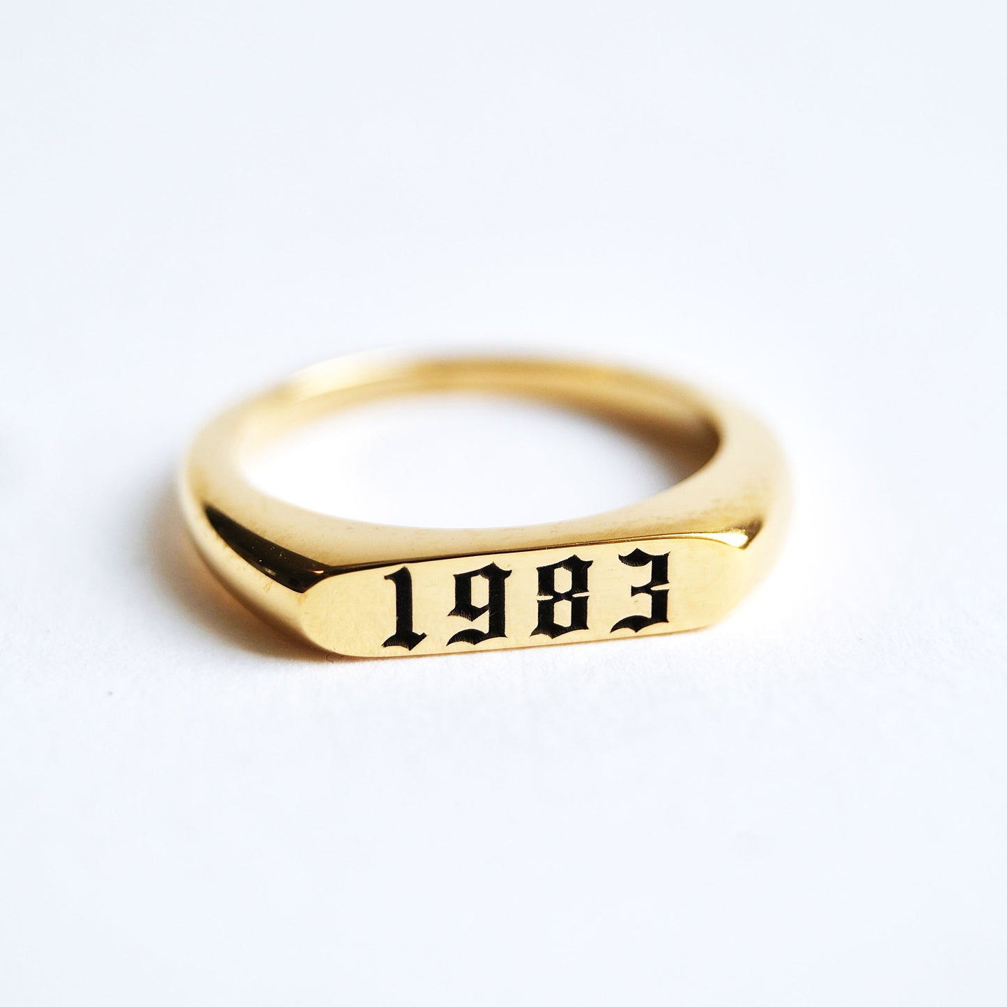 Numero Signet Ring