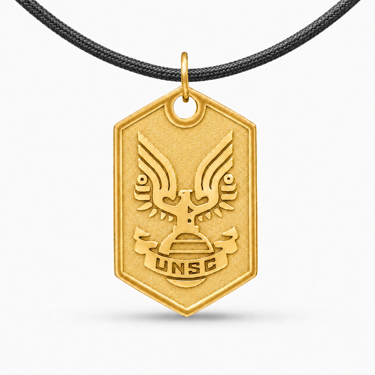 Halo UNSC Dog Tag – Solid 9ct Yellow Gold