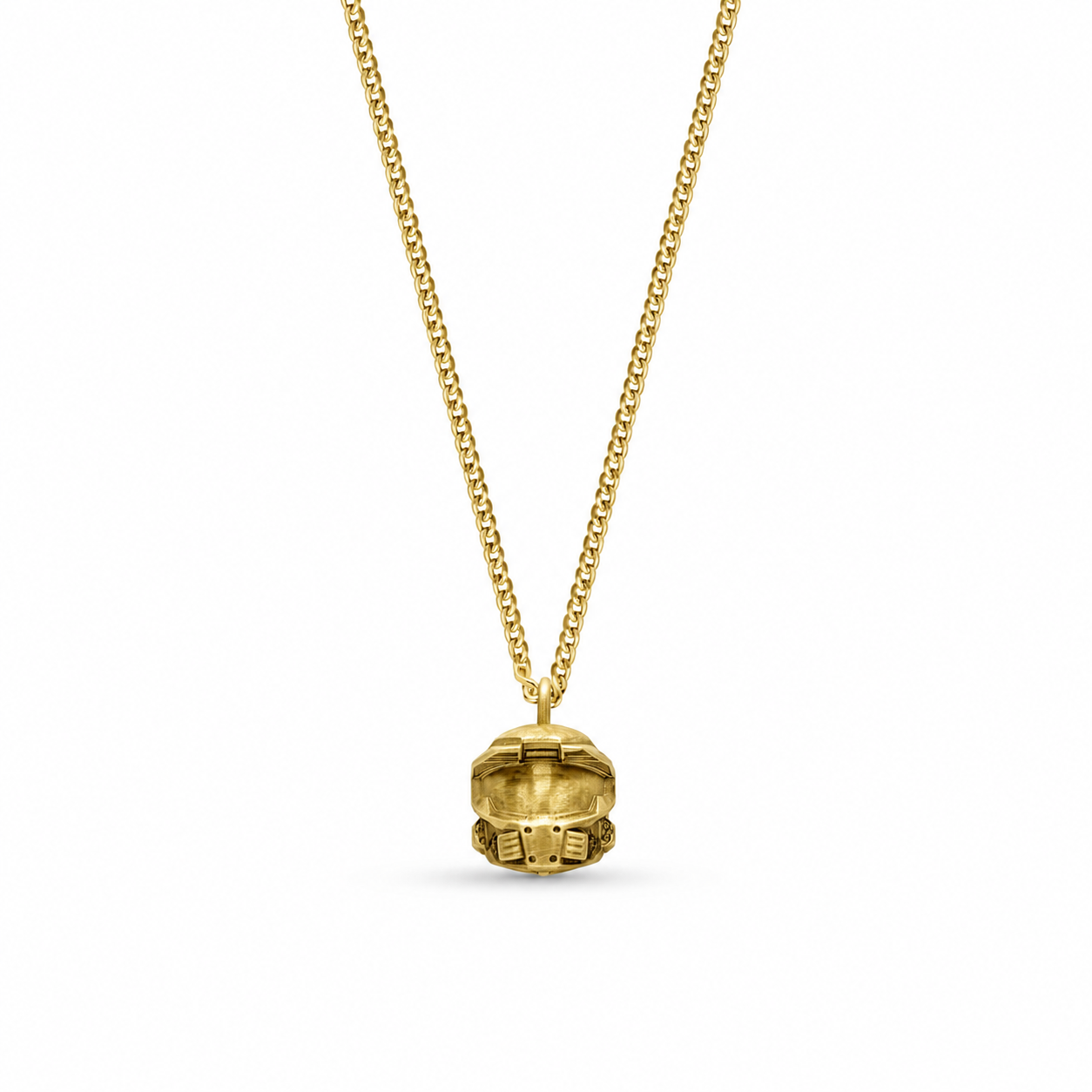 Halo Mini Master Chief Pendant & Chain – Solid 9ct Yellow Gold
