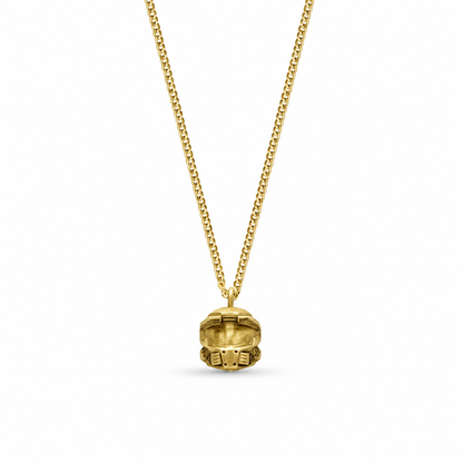 Halo Mini Master Chief Pendant & Chain – Solid 9ct Yellow Gold