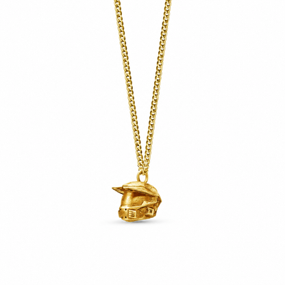 Halo Mini Master Chief Pendant & Chain – Solid 9ct Yellow Gold